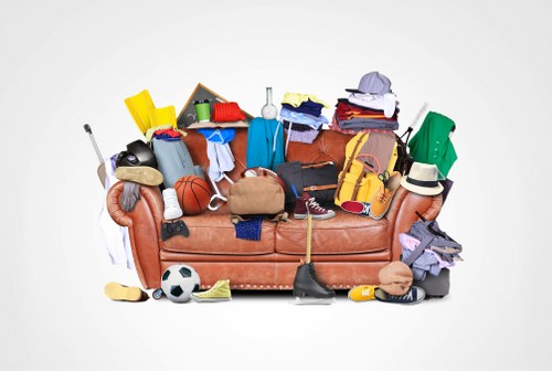 Professional team performing house clearance in Deptford