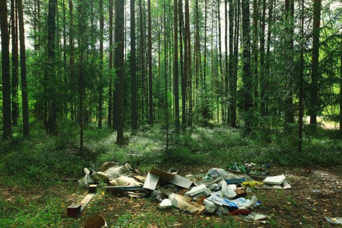 Types of business waste including general, recyclable, and hazardous materials